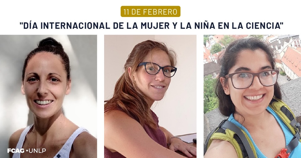 En la imagen están las tres entrevistadas. A la izq., la Dra. Josefina Blázquez, en el centro, la Geof. Leticia Duca y a la der., la Dra. Yanina Cochetti.